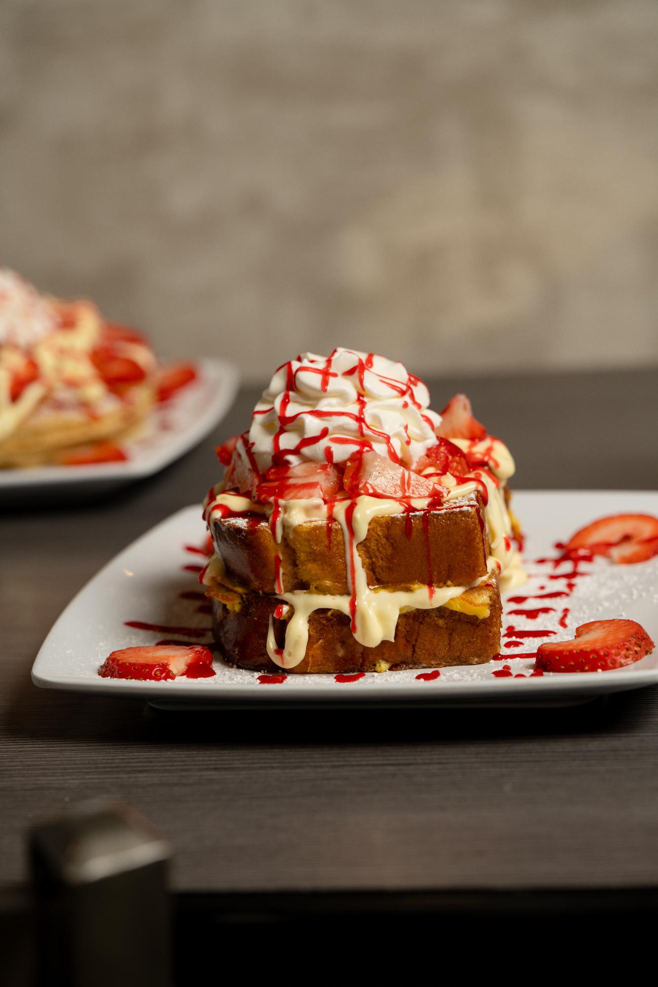 Strawberry cheesecake French toast